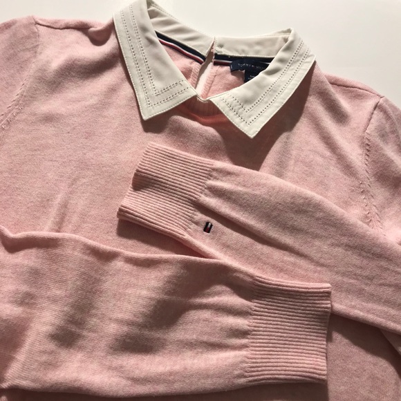 Tommy Hilfiger Sweaters - Tommy Hilfiger Pink Knit Sweater Size S